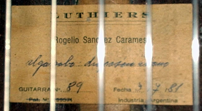 Carames Rogelio - 1981 