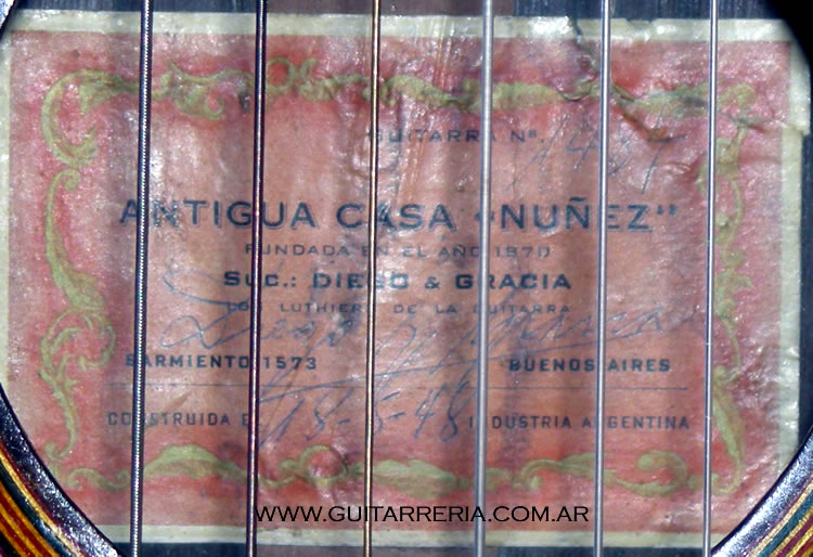 Antigua Casa Nuñez - 1948-5-18 N° 1484 