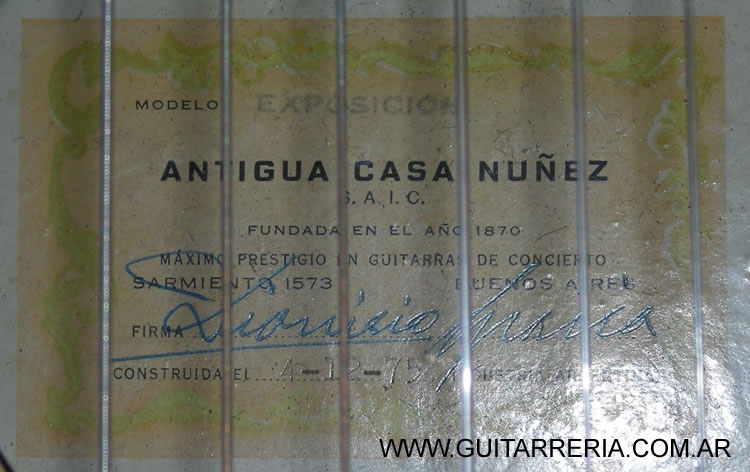 Antigua Casa Nuñez - Doble back - 1975-12-04 