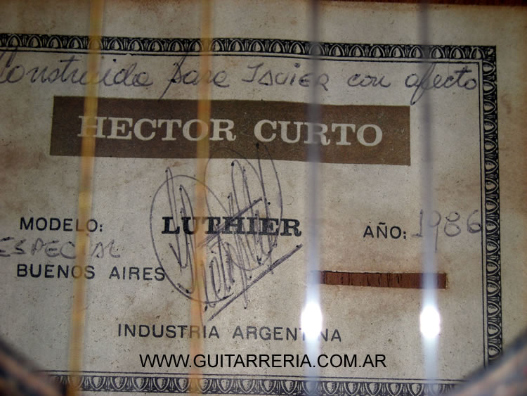 Curto Hector - 1986 
