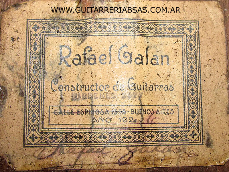 Galan Rafael - 1926 