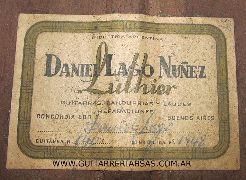 Lago Nuñez Daniel - 1948 