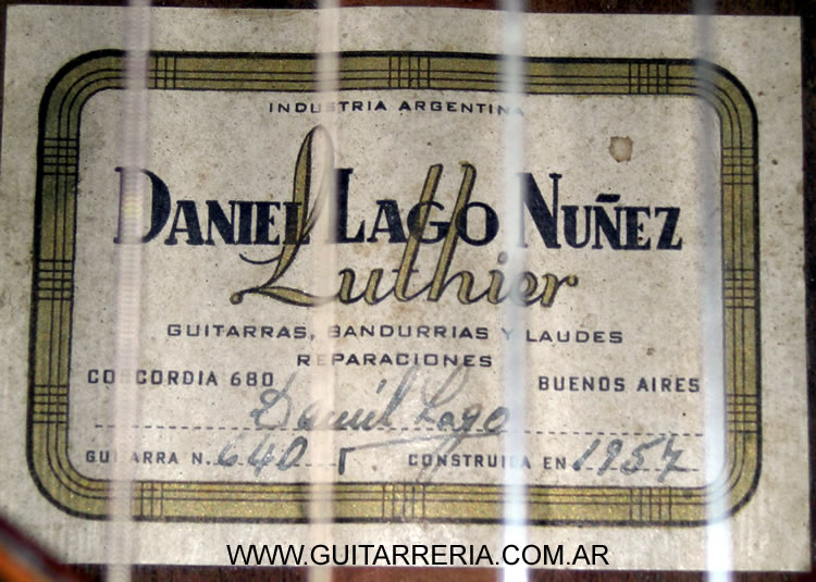 Lago Nuñez Daniel - 1957 N° 640 