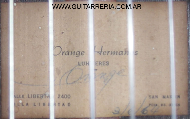 Oranges Hermanos - 1964-06-03 