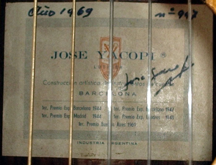Yacopi Jose - 1969 